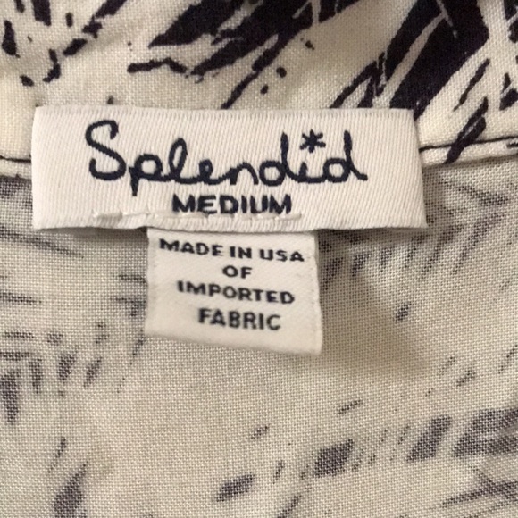 Splendid navy palm romper - Picture 7 of 11